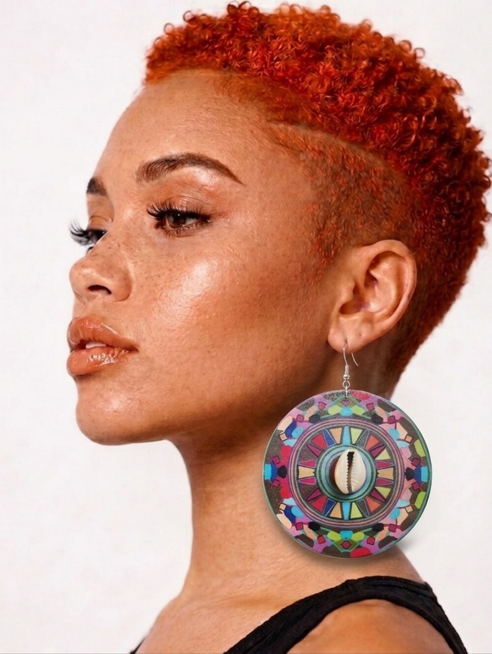 Geometric Ethnic Design Earrings NWT